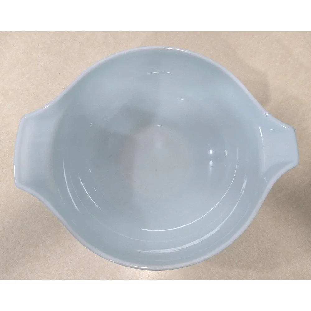 Vintage 1958 Pyrex Balloons #444 Cinderella Mixing Bowl - Turquoise 4 Qt Promo